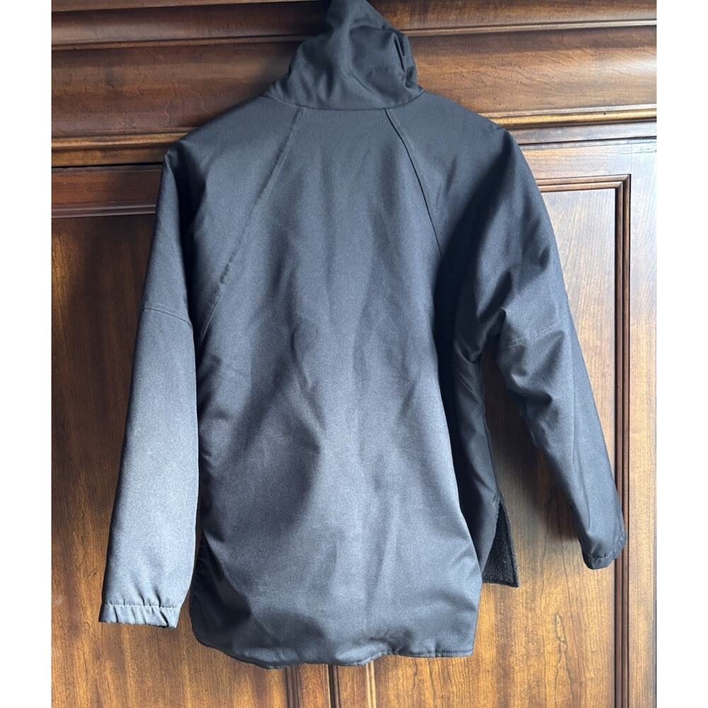 Kerrits S Black Riding Jacket Equestrian Fleeced Lined Funnel Neck USA MADE - Picture 4 of 7